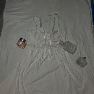 Pure white dolly lacy dress